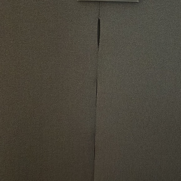 ALEXANDER WANG GRAY BODYCON VISCOSE DRESS WITH SMALL HOLE OPENING FRONT & BACK - Picture 3 of 8